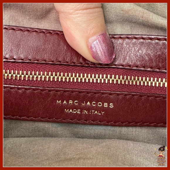 👜RETIRED/Marc Jacobs Collection/Bordeaux/Quilted Calf Leather/ Julianne Bag - Picture 7 of 17